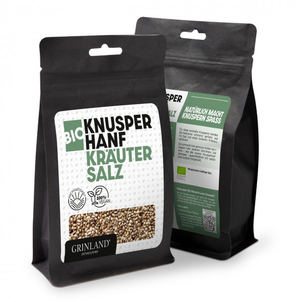 Bio-Knusperhanf Kräuter & Salz – Natürlich macht Knabbern Spaß